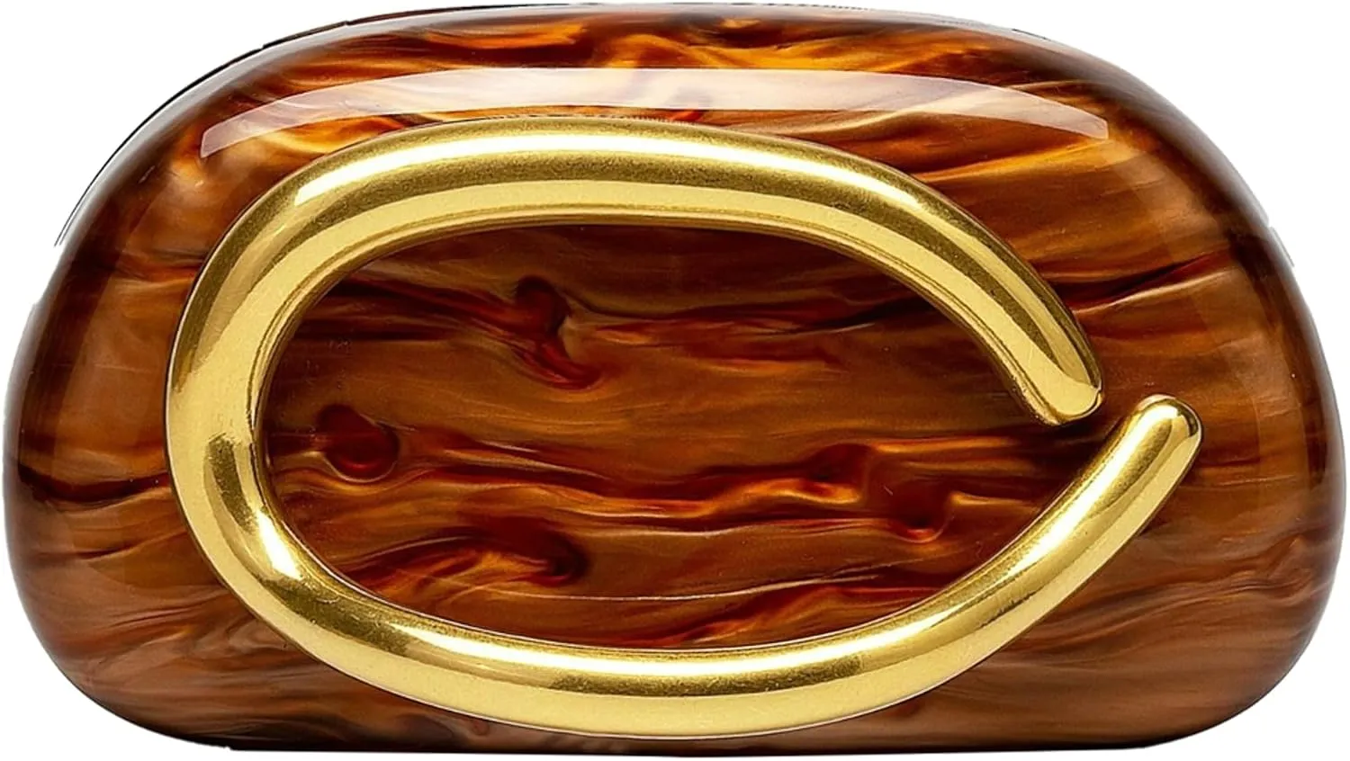 2025 Women Evening Clutch Bag Retro Shell Acrylic Crossbody Marble Pattern Wedding Purse