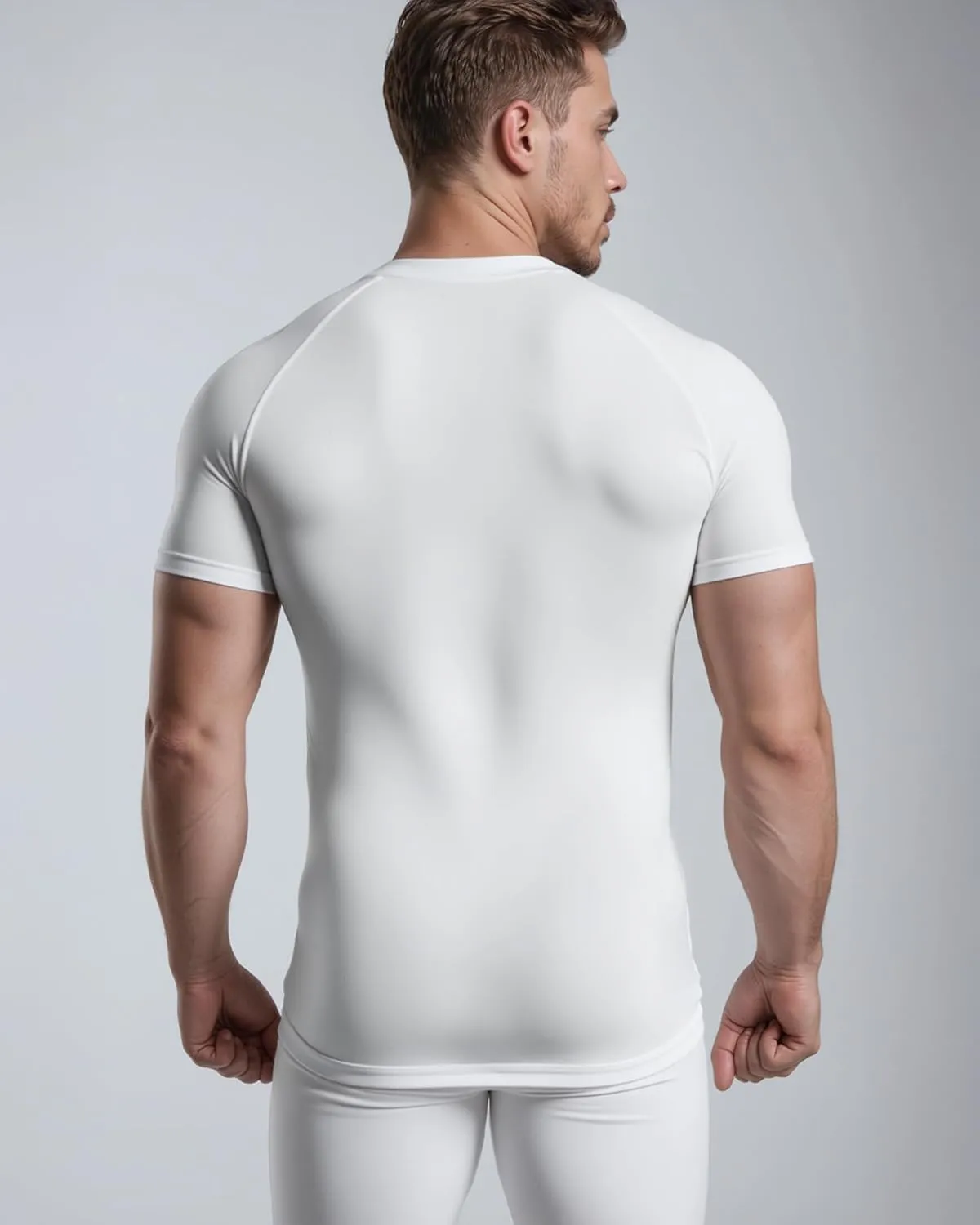 3 or 4 Pack Men's Compression Shirts Sleeveless/Long/Short Sleeve Rash Guard Athletic Undershirt Gear T Shirt for Sports