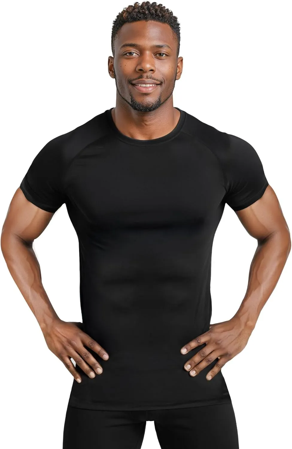 3 or 4 Pack Men's Compression Shirts Sleeveless/Long/Short Sleeve Rash Guard Athletic Undershirt Gear T Shirt for Sports