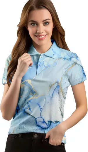 80s 90s Funny Golf Shirts for Women Quick Dry Golf Outfits Athletic Golf Top Printed Golf Tennis Shirts