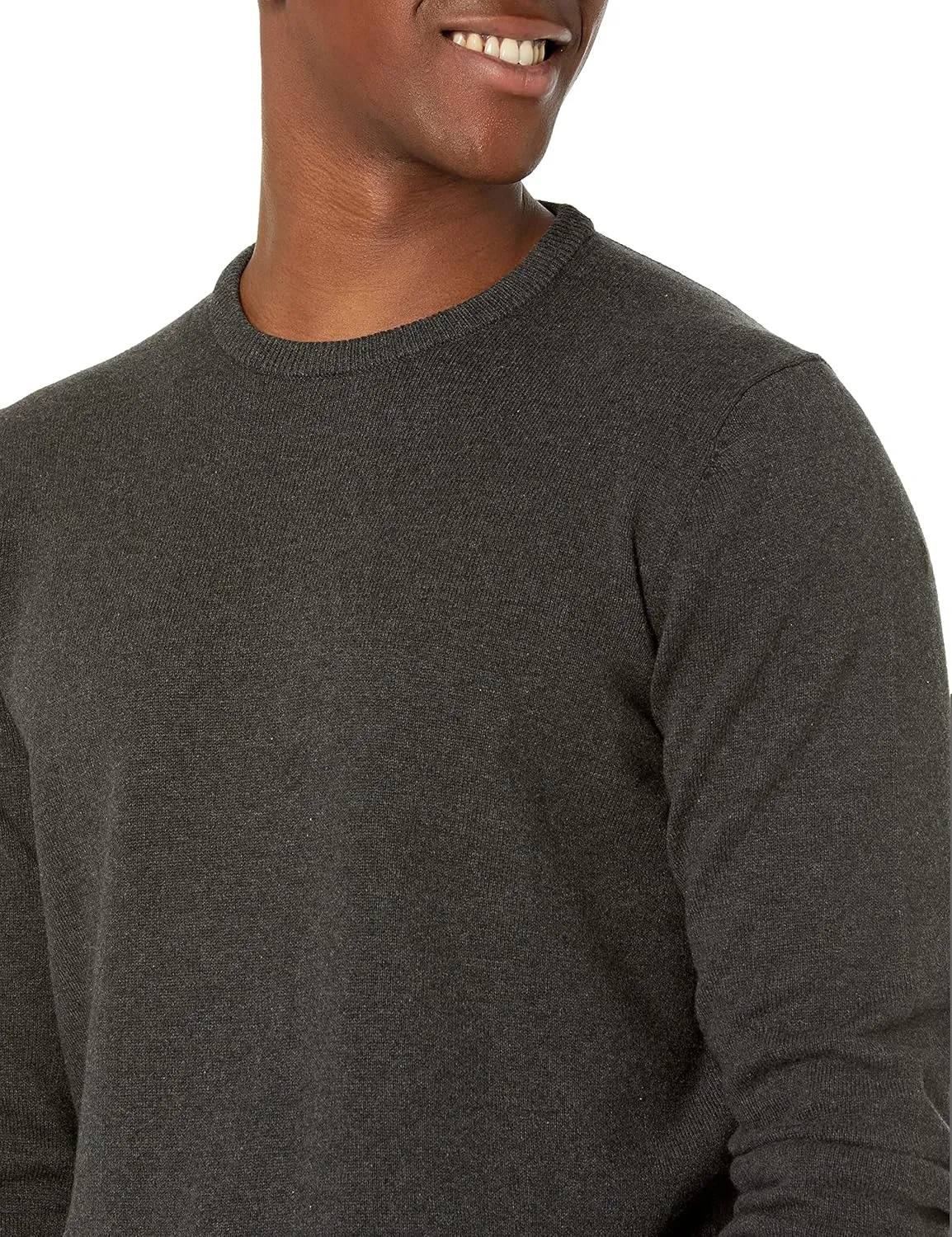 Amazon Essentials Men's Crewneck Sweater, 100% Cotton, Big & Tall Options Available