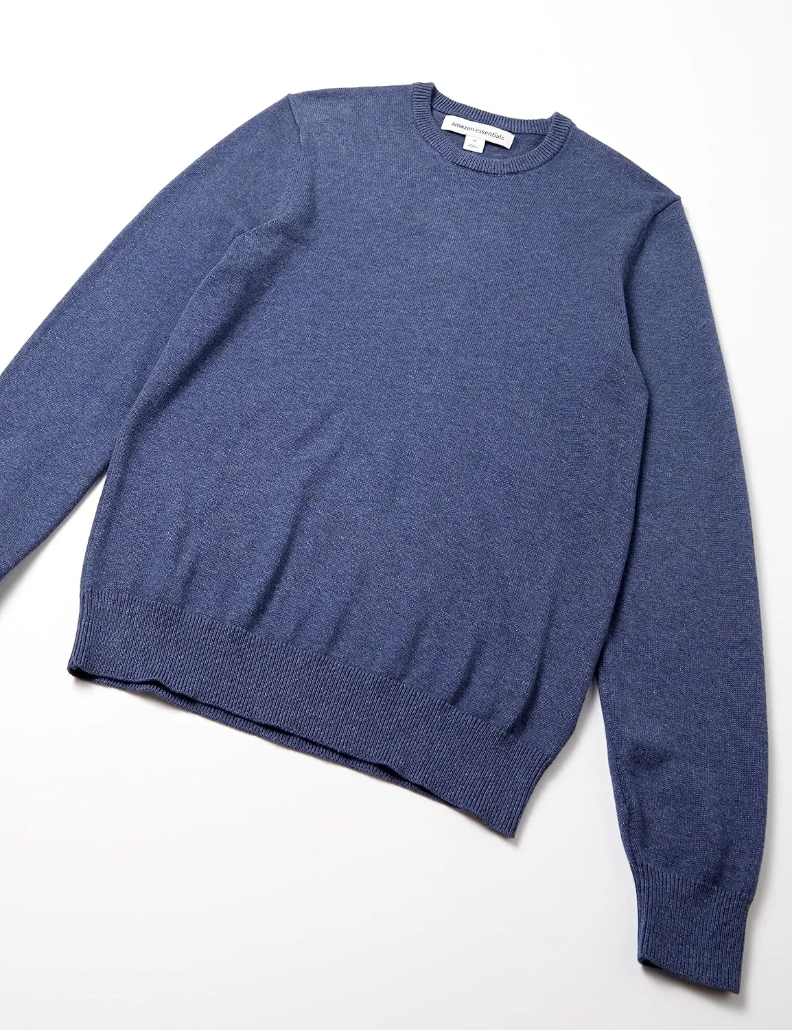 Amazon Essentials Men's Crewneck Sweater, 100% Cotton, Big & Tall Options Available