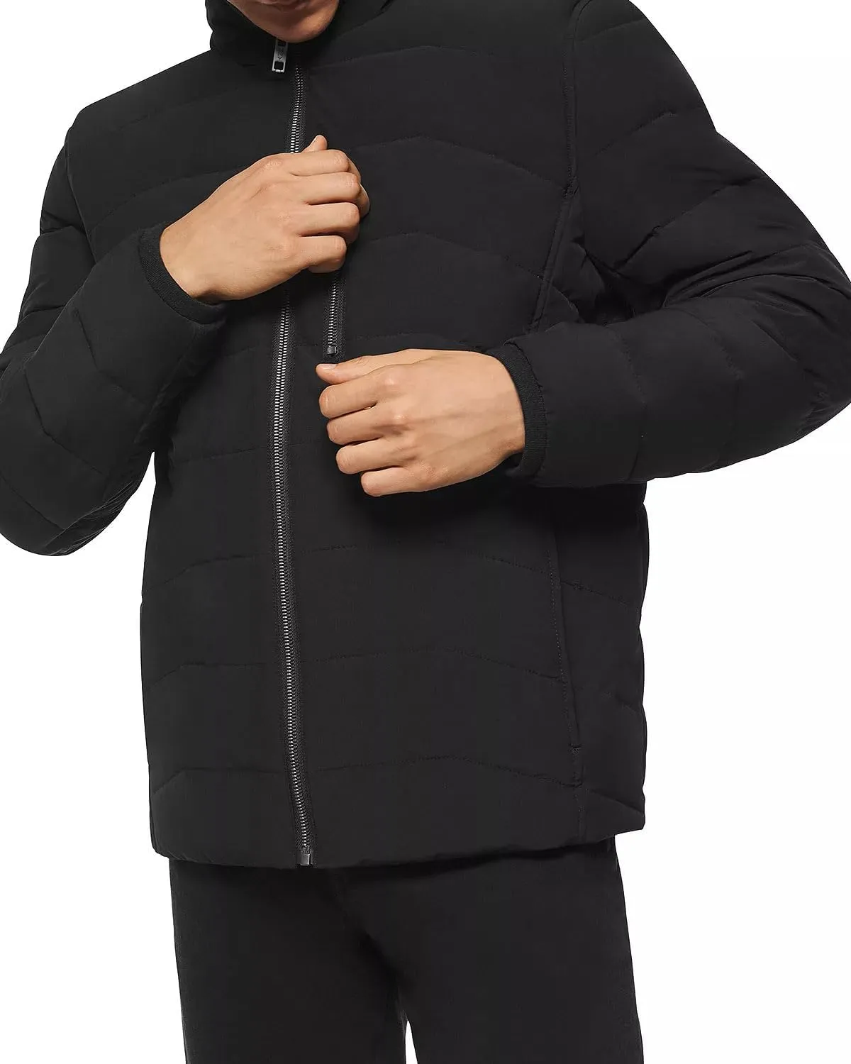 Andrew Marc Men's Carlisle Water Resistant Down Jacket