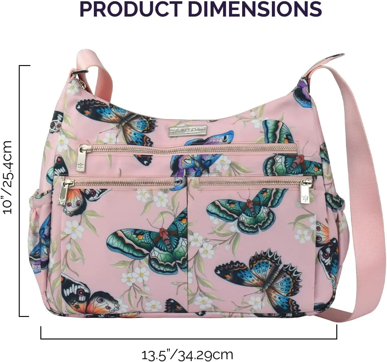 Anuschka Wanderlust Luxe Fabric Collection Women's Vegan Hobo