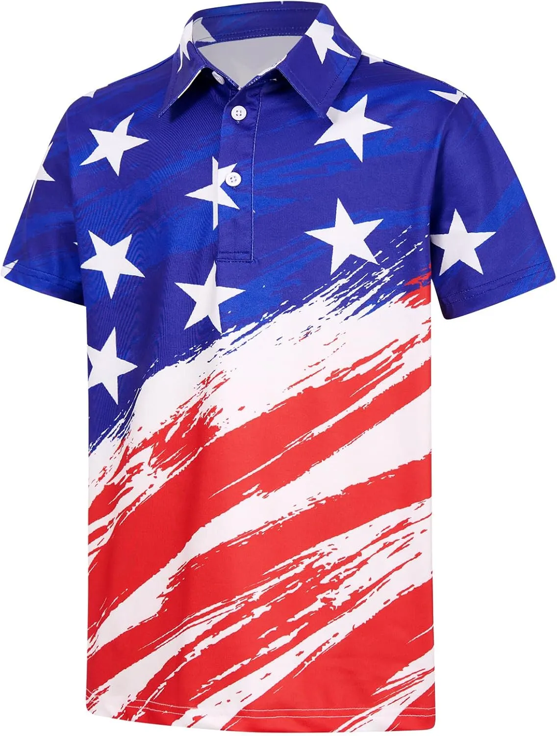 Boys Performance Polo Shirt Short Sleeve Golf Clothes for Active Casual Size 5-14
