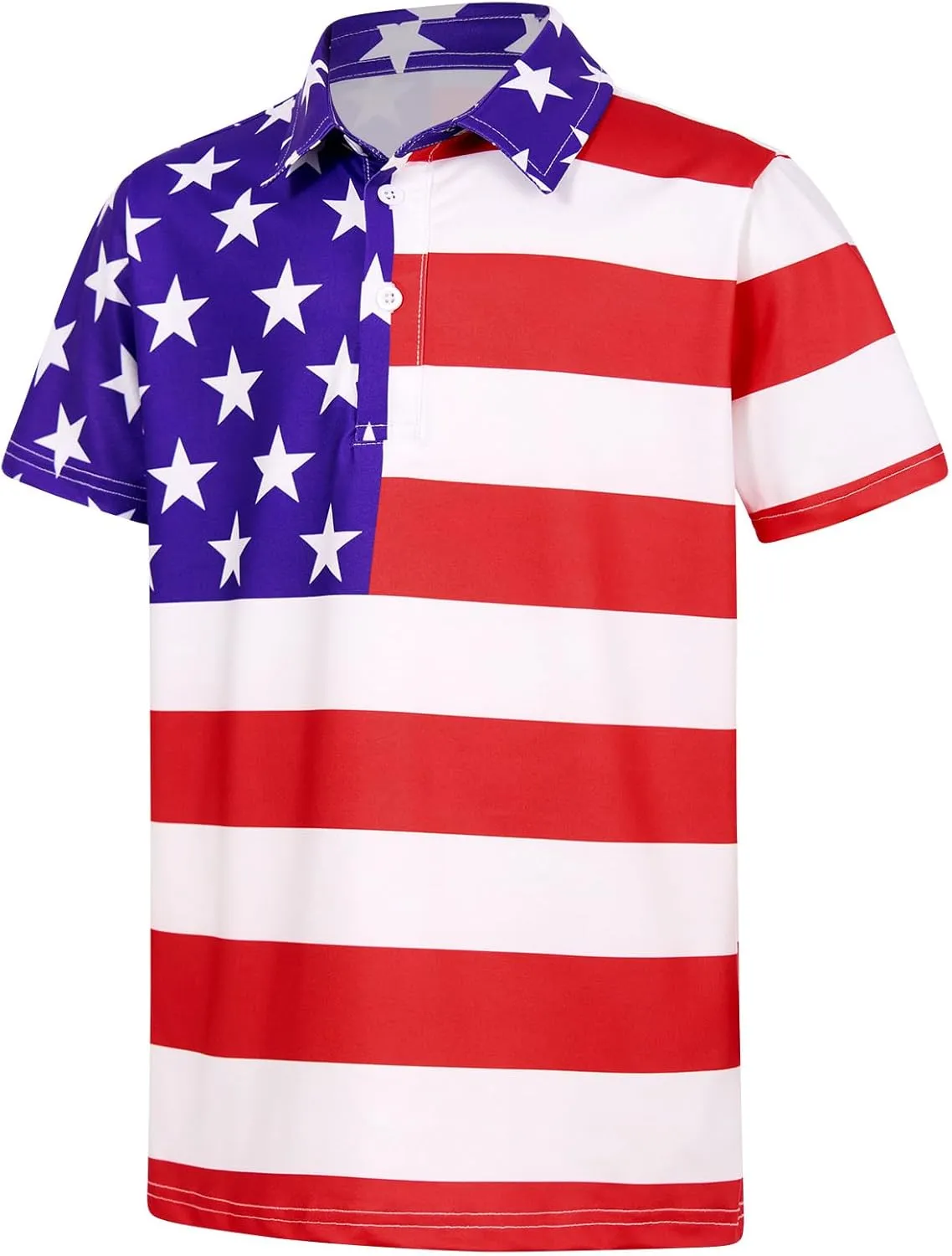 Boys Performance Polo Shirt Short Sleeve Golf Clothes for Active Casual Size 5-14