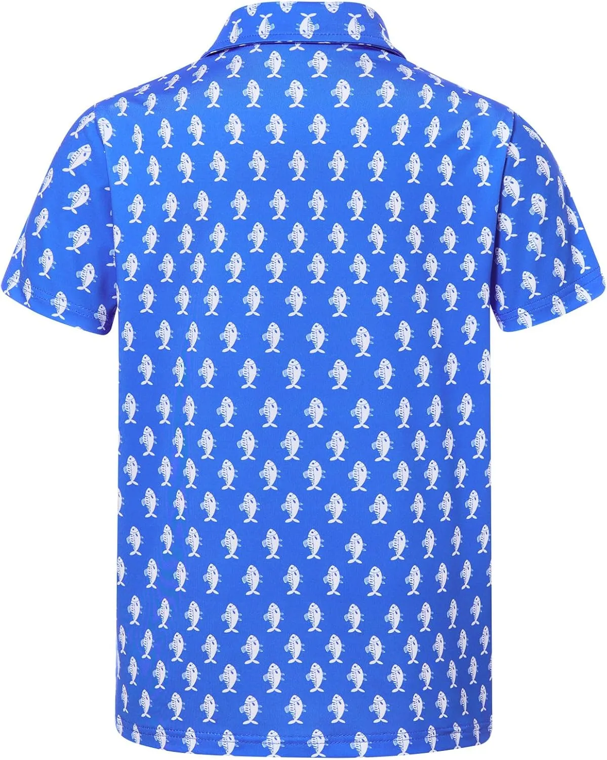 Boys Performance Polo Shirt Short Sleeve Golf Clothes for Active Casual Size 5-14