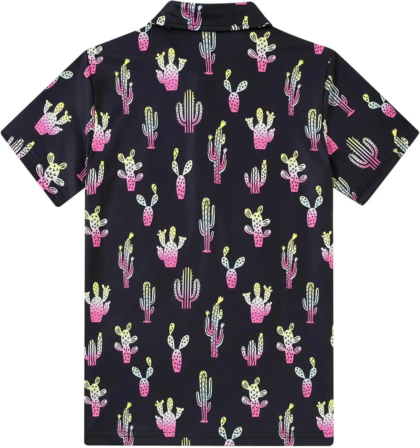 Boys Polo Shirts Hawaiian Golf Clothes Fashion Short Sleeve Kids Cool School Uniform 5-14T