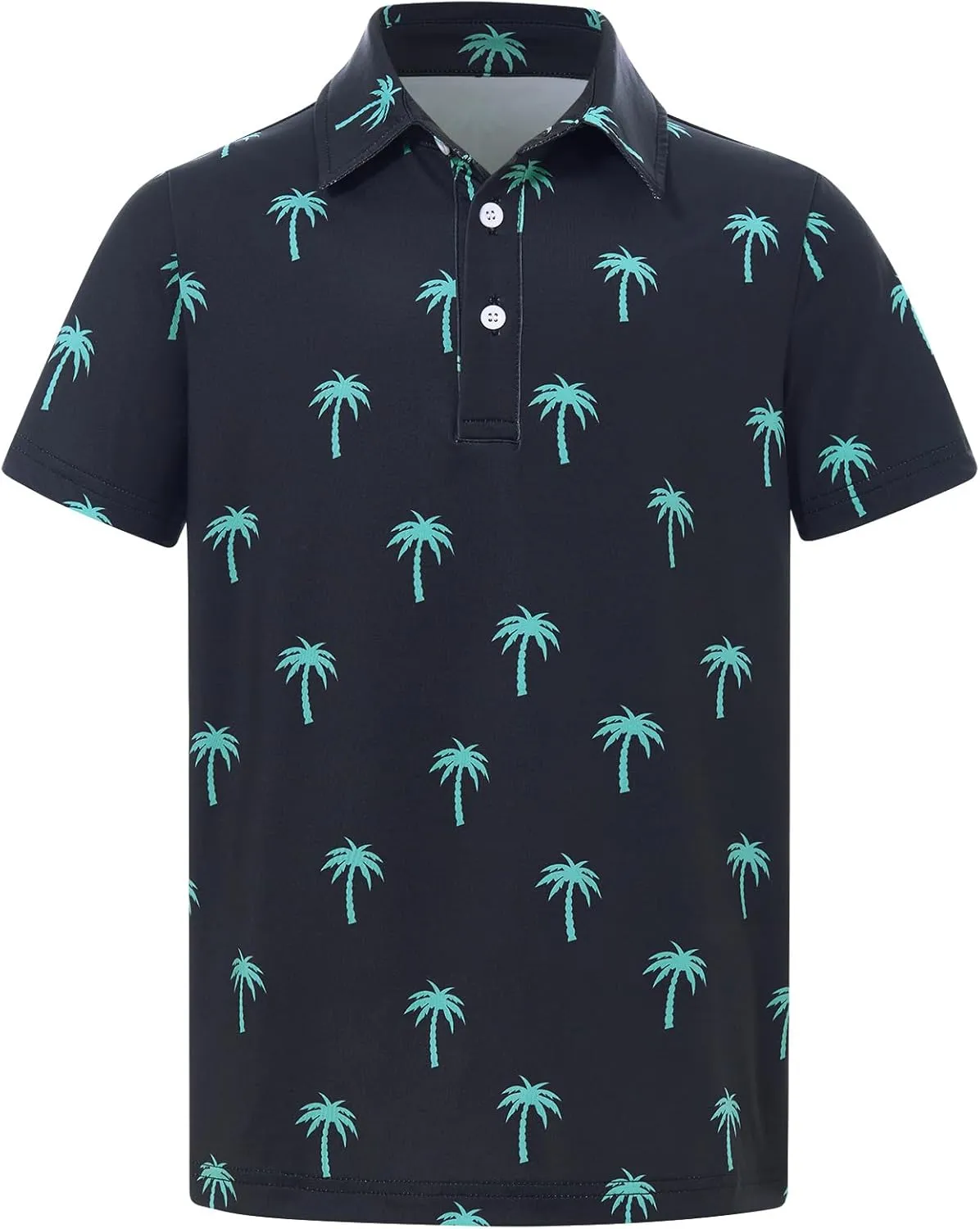 Boys Polo Shirts Hawaiian Golf Clothes Fashion Short Sleeve Kids Cool School Uniform 5-14T