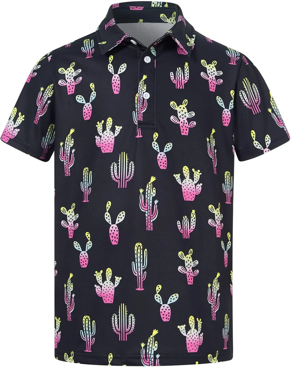 Boys Polo Shirts Hawaiian Golf Clothes Fashion Short Sleeve Kids Cool School Uniform 5-14T