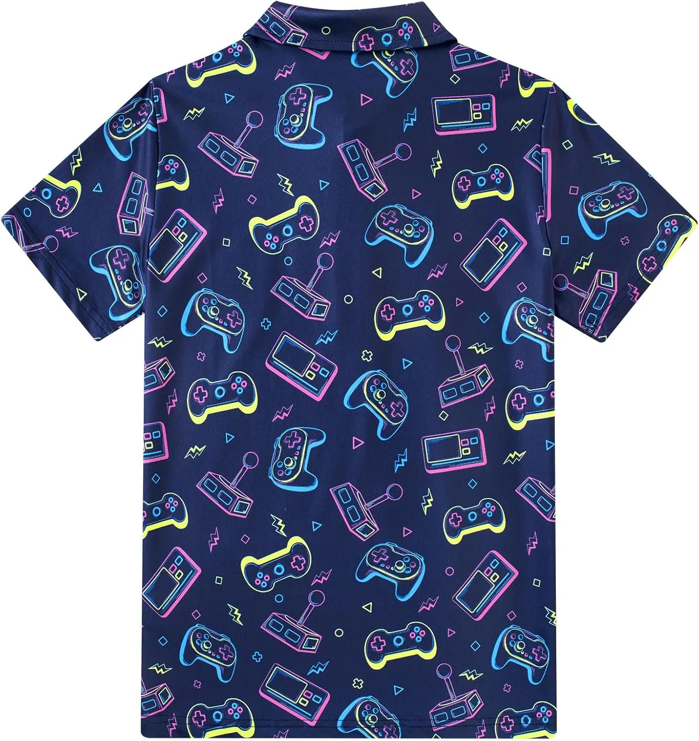 Boys Polo Shirts Hawaiian Golf Clothes Fashion Short Sleeve Kids Cool School Uniform 5-14T