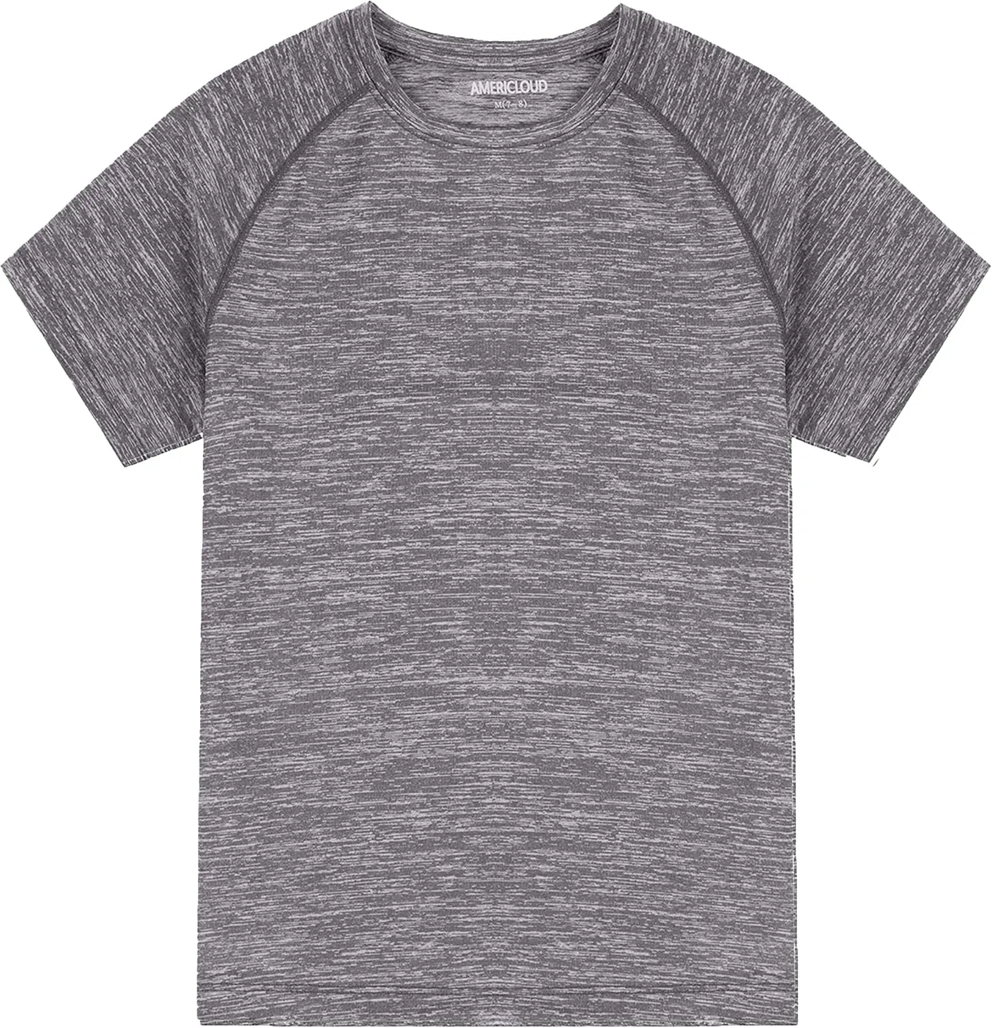 Boy's Quick Dry Short-Sleeve T-Shirts Active T Shirts for Boys 3-12 Years Old