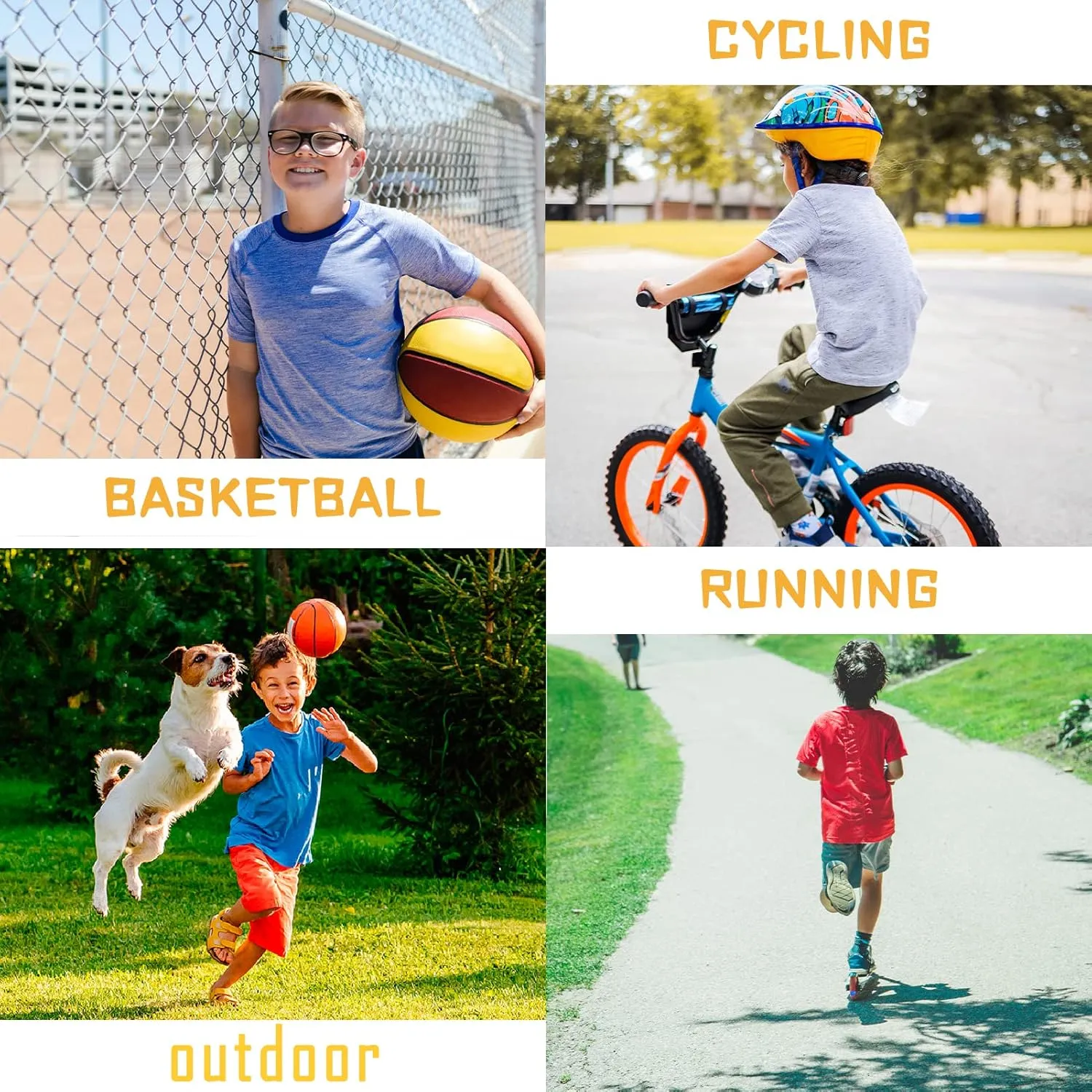 Boy's Quick Dry Short-Sleeve T-Shirts Active T Shirts for Boys 3-12 Years Old