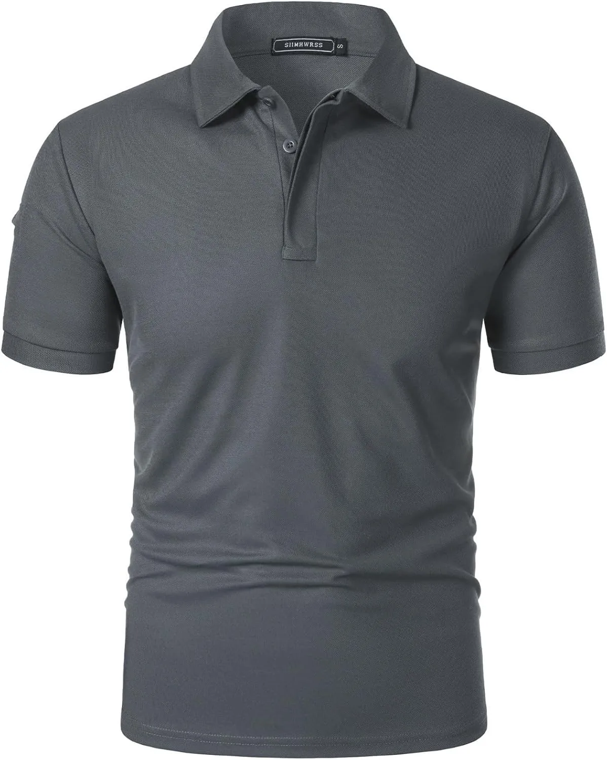 Business Henley Shirts Men Summer Lightweight Golf Tactical Short Sleeve Shirt Casual Moisture Wicking Quick Dry Tops