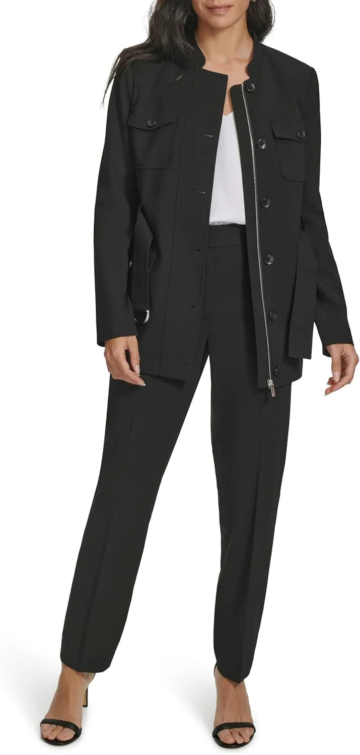 Calvin Klein Women's Button Up Woven Jacket