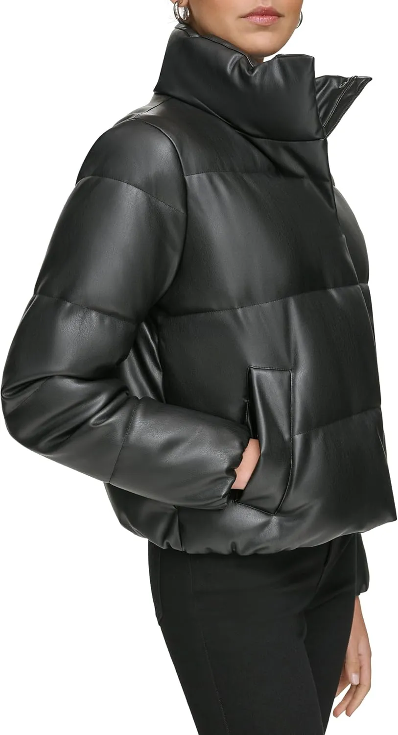Calvin Klein Women's Cropped Puffer Jacket