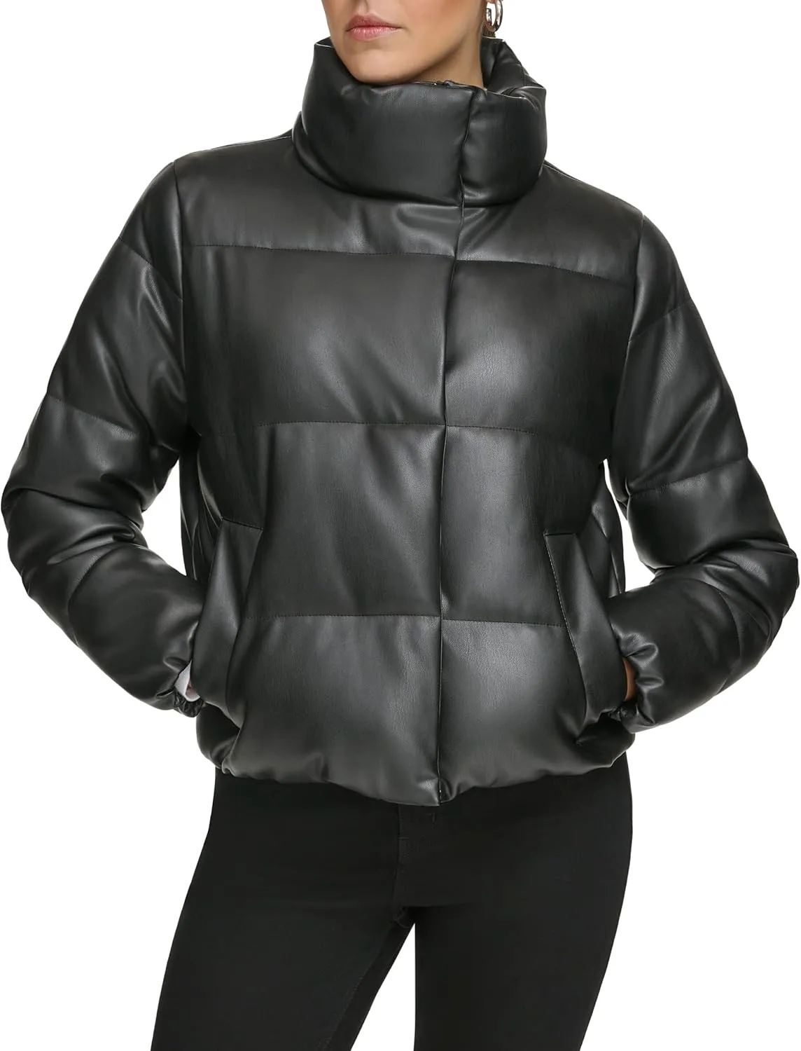 Calvin Klein Women's Cropped Puffer Jacket