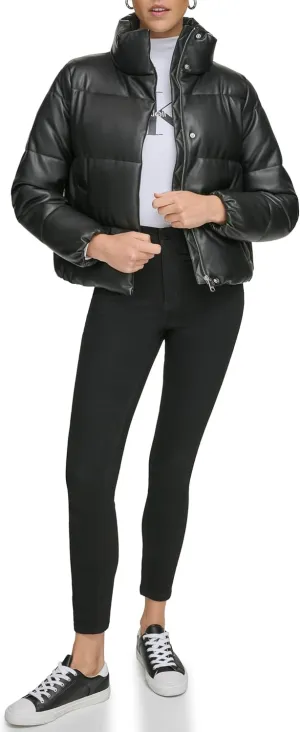 Calvin Klein Women's Cropped Puffer Jacket