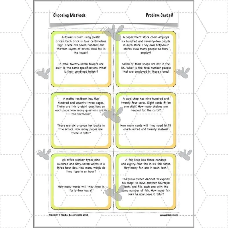 Choosing Methods