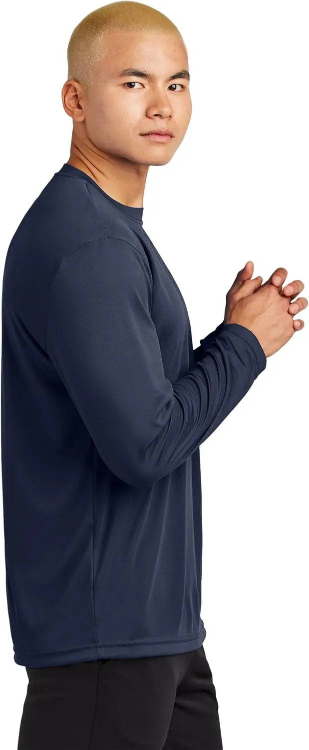 Clothe Co. Mens Long Sleeve Tee Shirts Moisture Wicking Dry Fit T-Shirts (Available in Big & Tall)
