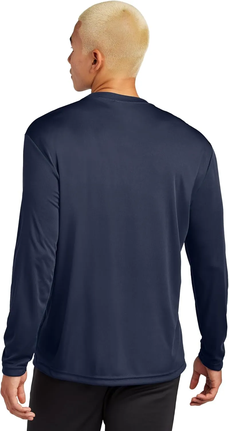 Clothe Co. Mens Long Sleeve Tee Shirts Moisture Wicking Dry Fit T-Shirts (Available in Big & Tall)