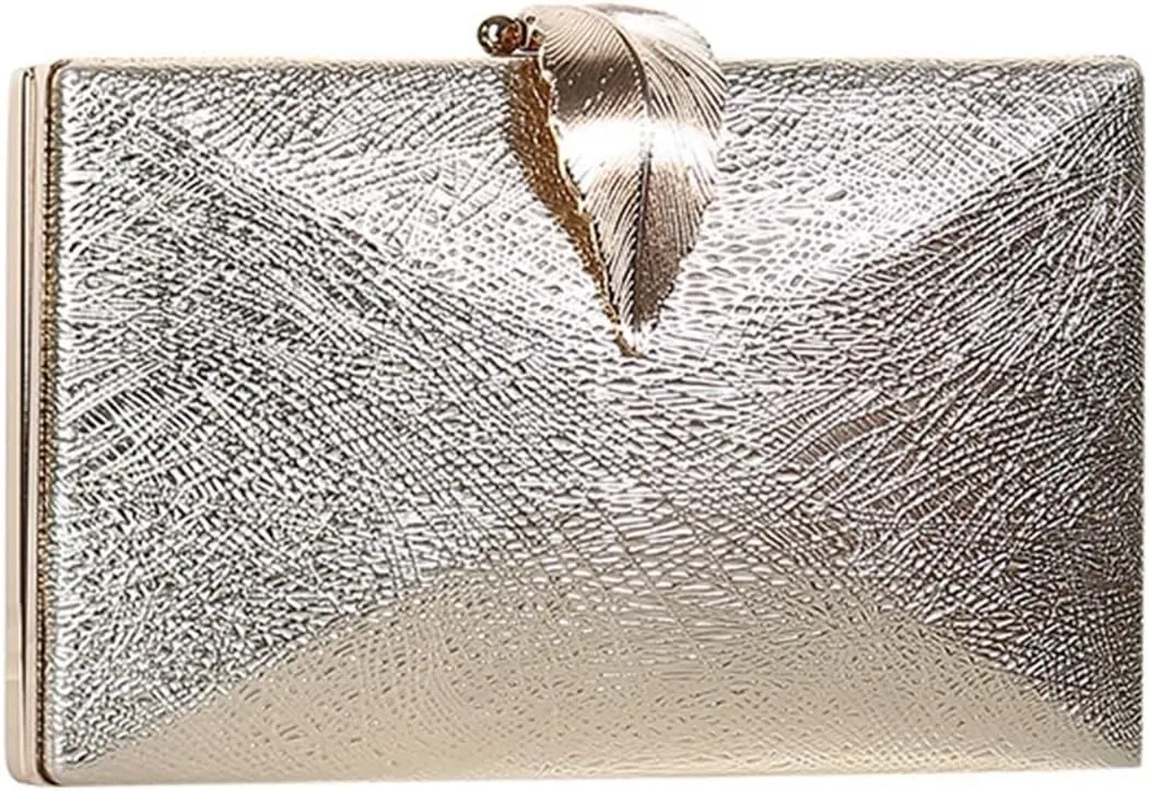 Clutch Purses for Women Elegant Women's Wedding Clutch Bag Gold Purse for Bridal and Evening Parties