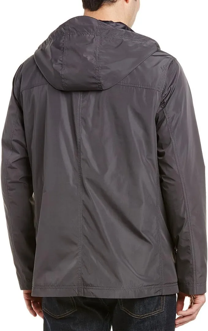 Cole Haan Men's Hooded Rain Jacket
