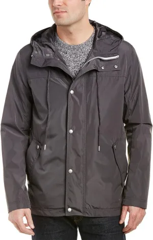 Cole Haan Men's Hooded Rain Jacket