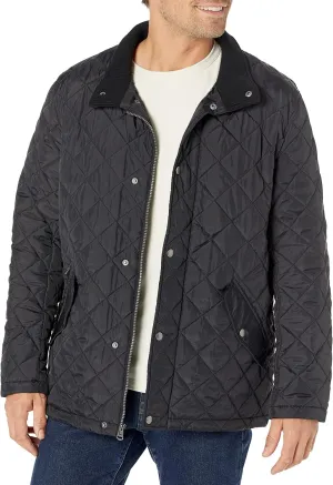 Cole Haan Men's Stand Collar Quilted Jacket