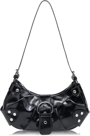 Convertible Genuine Leather Hobo Bag for Women - Adjustable Crossbody Shoulder Purse