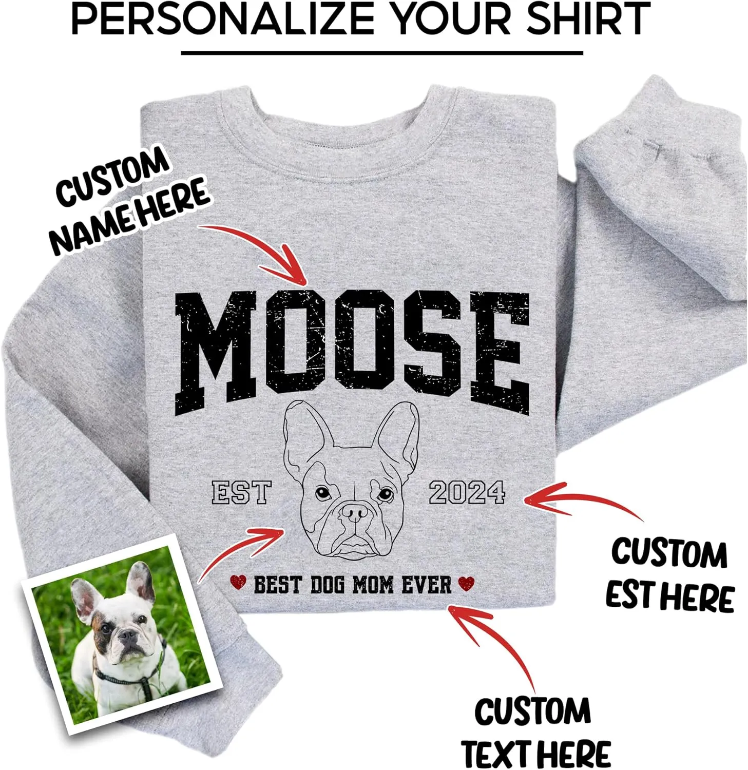 Custom Photo Shirts for Men Women, Shirts with Faces on Them Custom, Personalized Shirts for Boyfriend Girlfriend