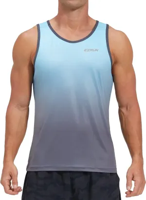 EZRUN Men's Quick Dry Sport Tank Top for Bodybuilding Gym Athletic Jogging Running,Fitness Training Workout Sleeveless Shirts