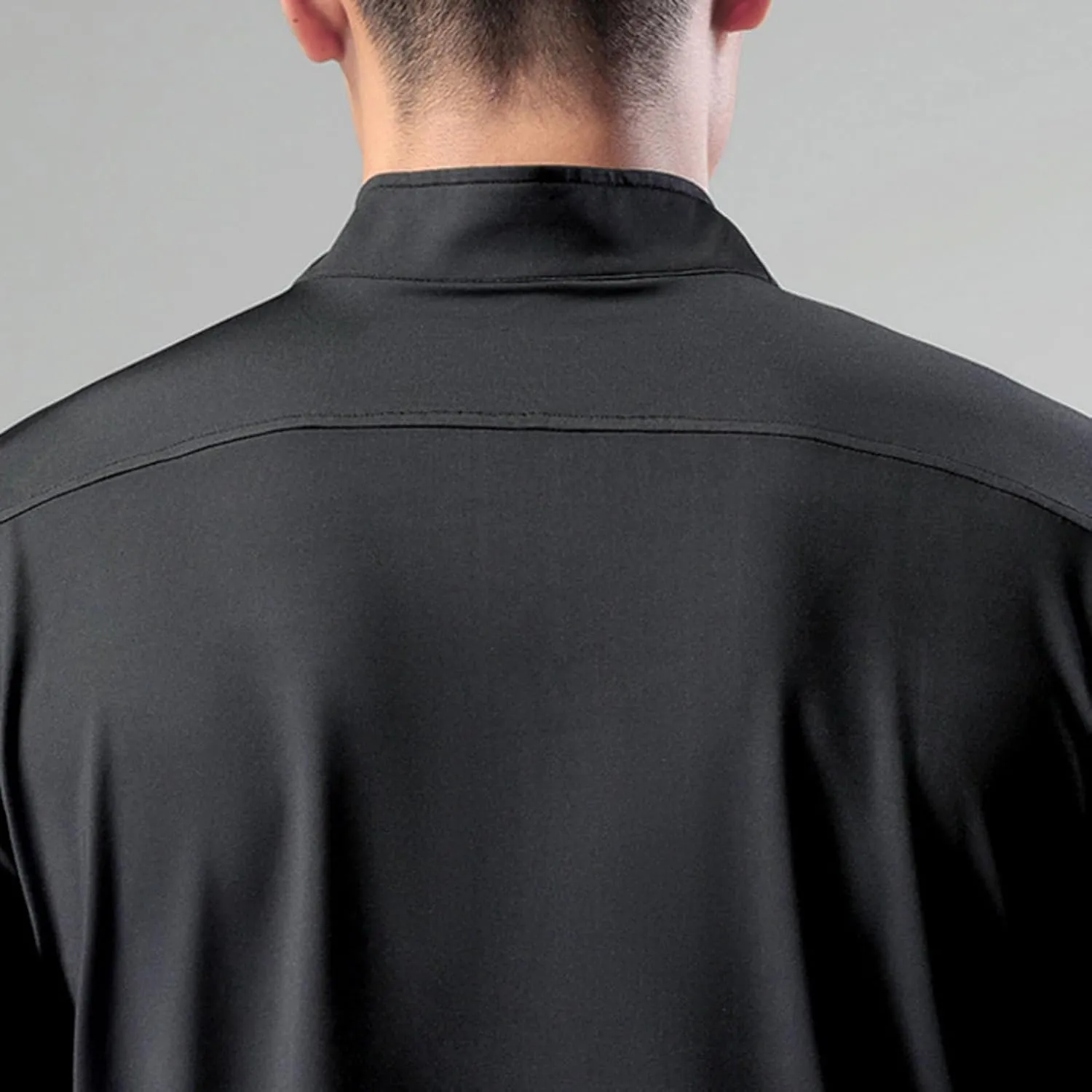 Finelylove Workout Shirts for Men Short Sleeve Quarter Zip Pullover Quick Dry Athletic Gym Shirts Casual Golf Shirt