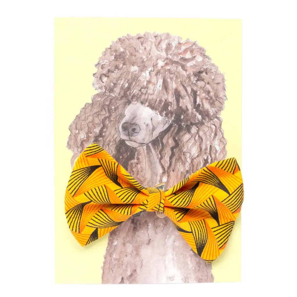 Fireworks Dog Bow Tie