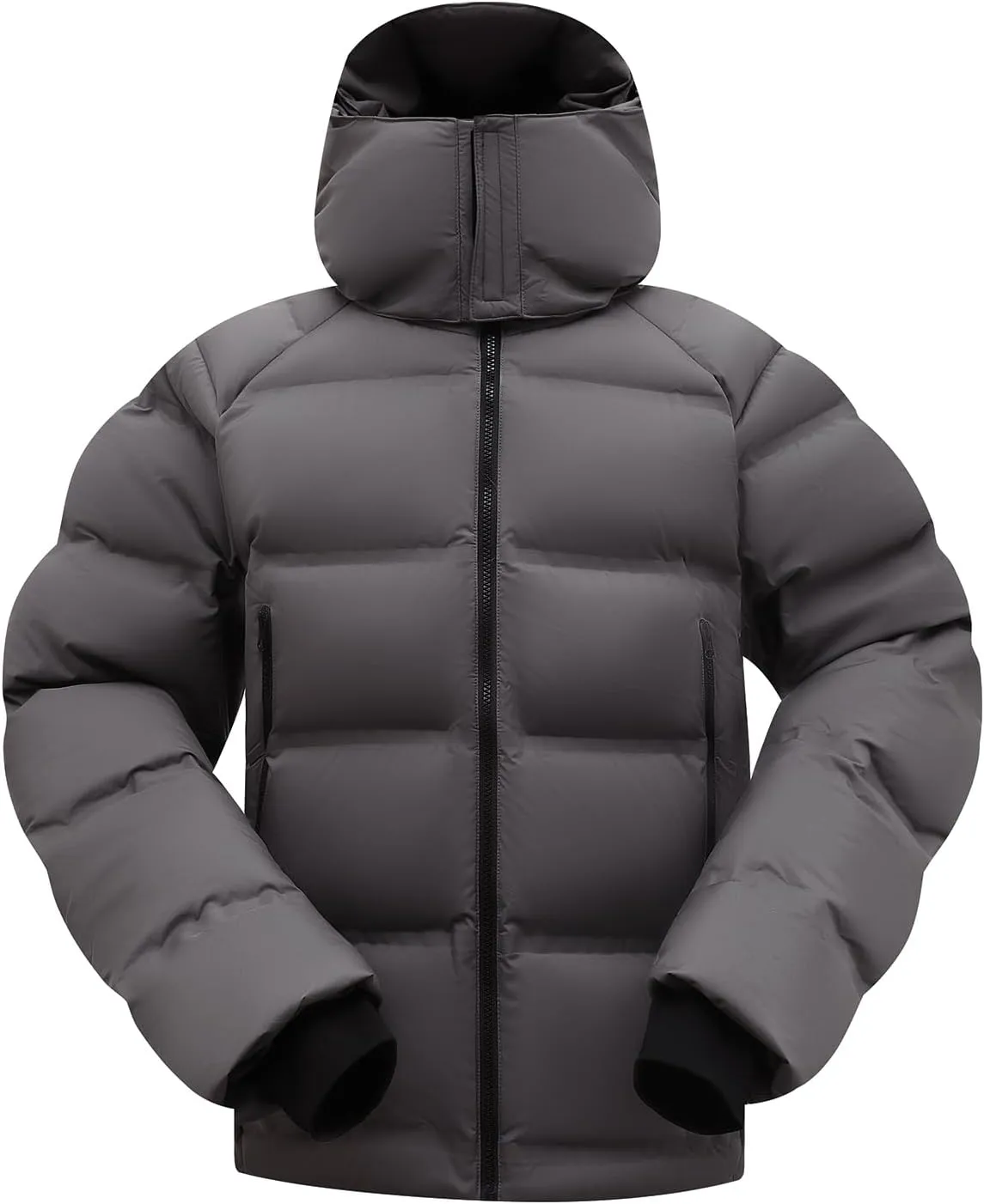 fit space Women's Super Warm Thickened Down Jacket - Detachable Hood, Waterproof & Windproof, Winter Snow Coat