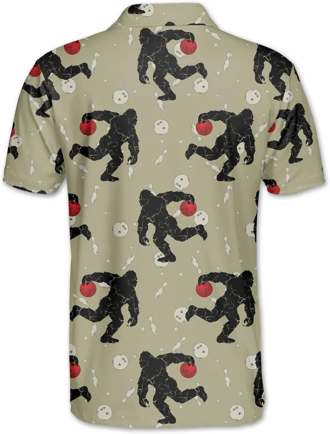 Funny Golf Shirts Skull Hawaiian Polo Shirts for Men, Crazy Golf Shirts for Men Golf Gifts Hawaiian Skull Golf Shirts