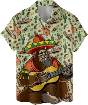 Funny Hawaiian Shirts for Men Palm Beach Shirts Tropical Vacation Shirts H2