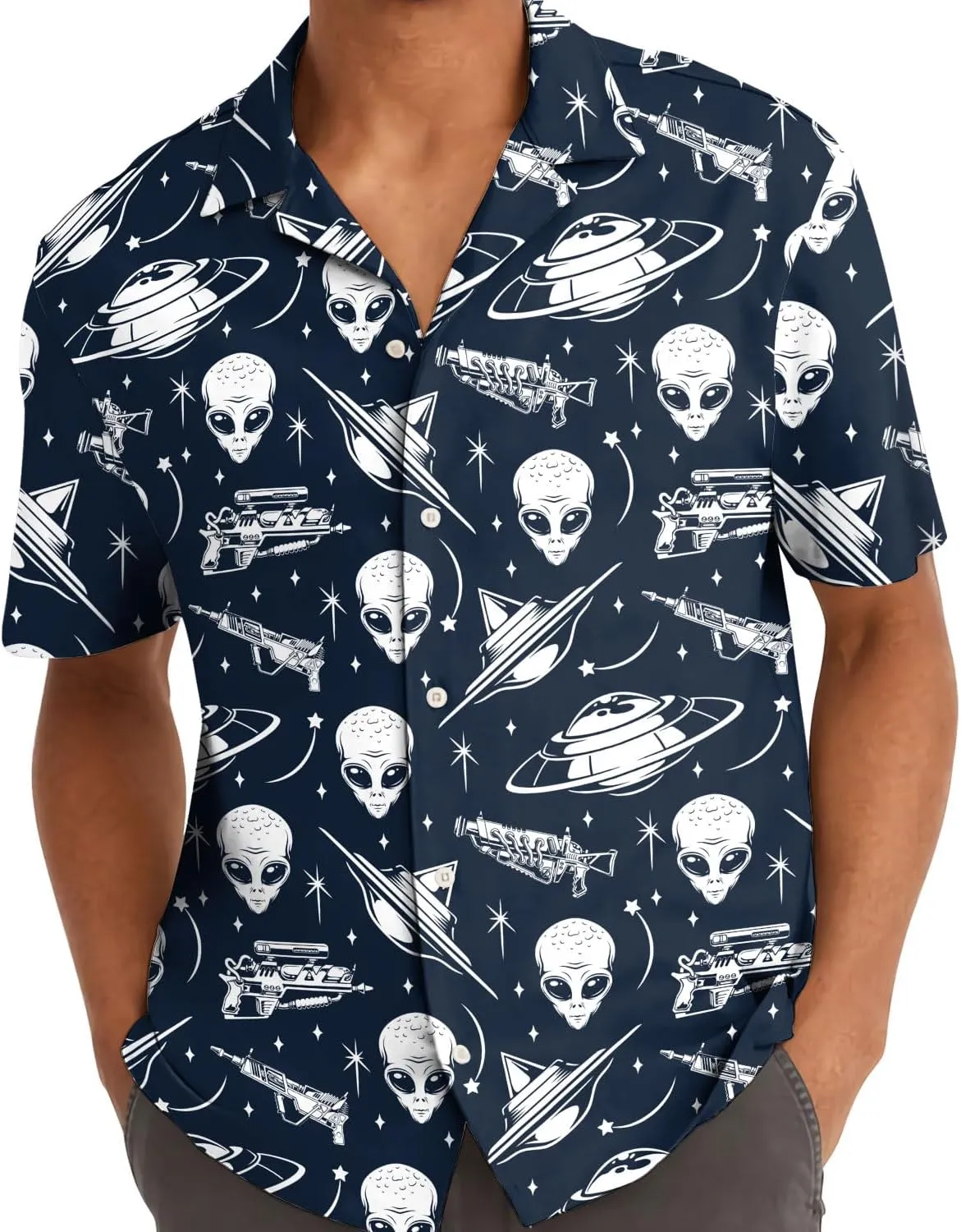 Funny Hawaiian Shirts for Men Palm Beach Shirts Tropical Vacation Shirts H2