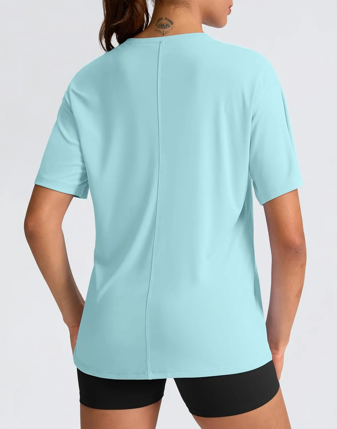 G Gradual Women's Workout Shirts Loose Fit Short Sleeve Workout Tops