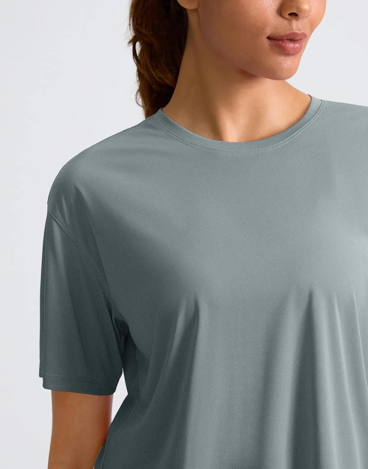 G Gradual Women's Workout Shirts Loose Fit Short Sleeve Workout Tops