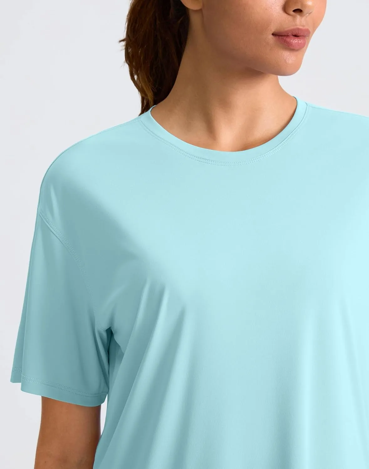 G Gradual Women's Workout Shirts Loose Fit Short Sleeve Workout Tops