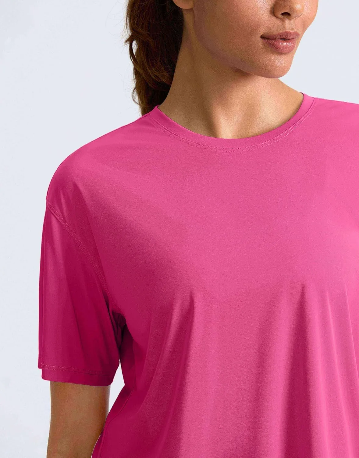 G Gradual Women's Workout Shirts Loose Fit Short Sleeve Workout Tops