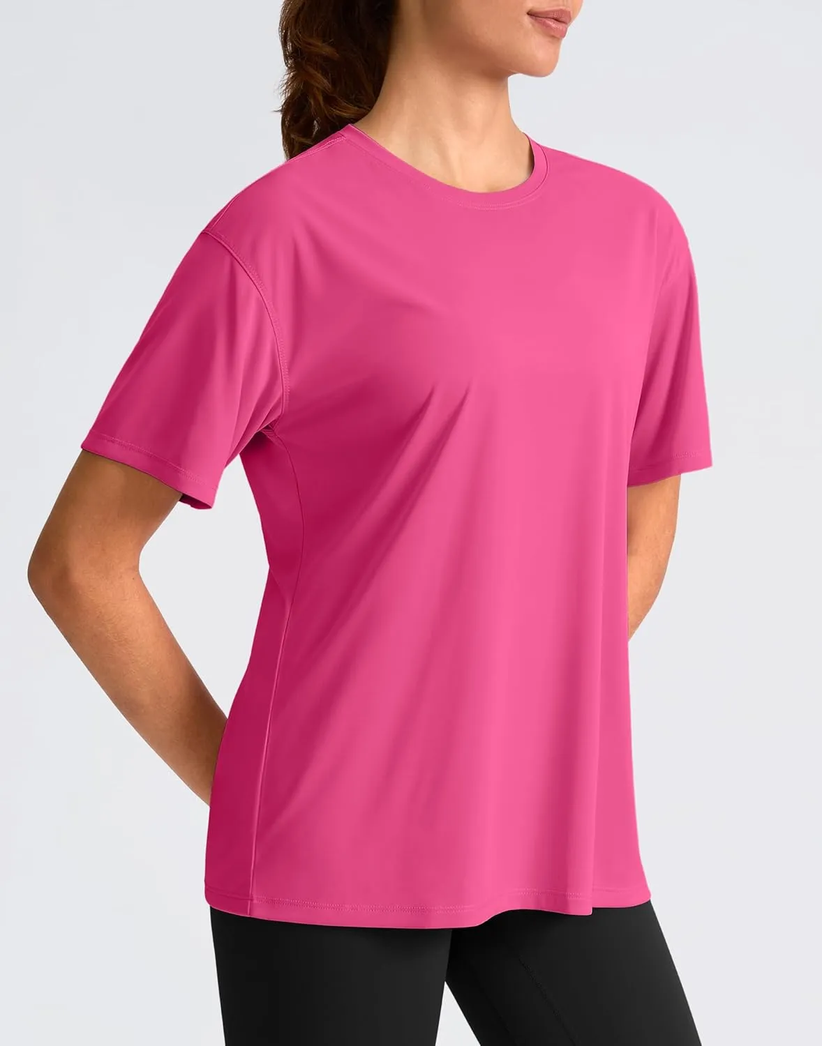 G Gradual Women's Workout Shirts Loose Fit Short Sleeve Workout Tops