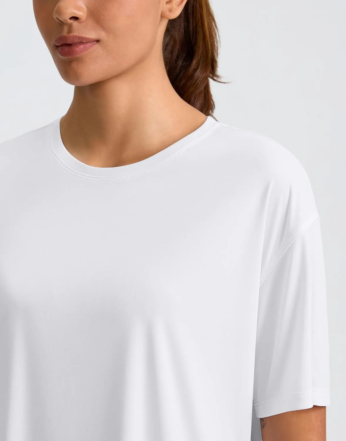 G Gradual Women's Workout Shirts Loose Fit Short Sleeve Workout Tops