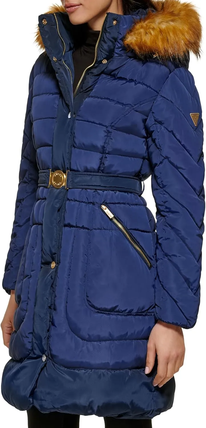 GUESS Women's Midweight Puffer Jacket