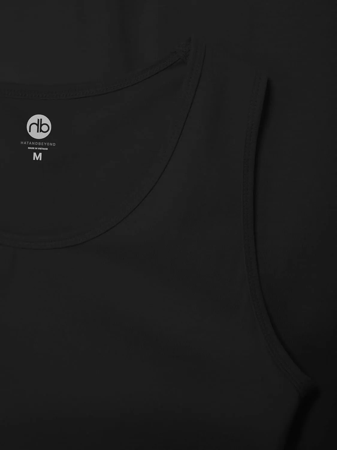 Hat and Beyond Mens Tank Top Soft Performance Boxing Gym Shirts Plain Muscle Tee