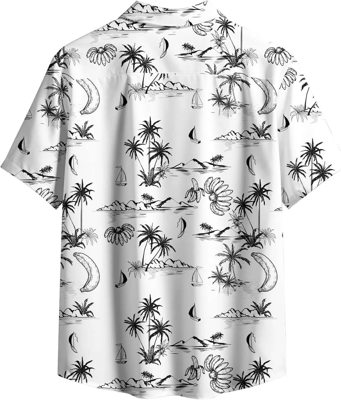 Hawaiian Shirt for Mens Beach Shirts Short Sleeve Button Shirts for Men Tropical Big Tall Funny Floral Aloha Shirt