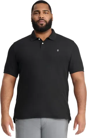 IZOD Men's Big and Tall Advantage Performance Short Sleeve Polo Shirt