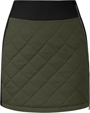 JACK SMITH Women's Puffer Quilted Skirt Insulated Warm Snow Skorts for Hiking Running Golf Zipping Both Way