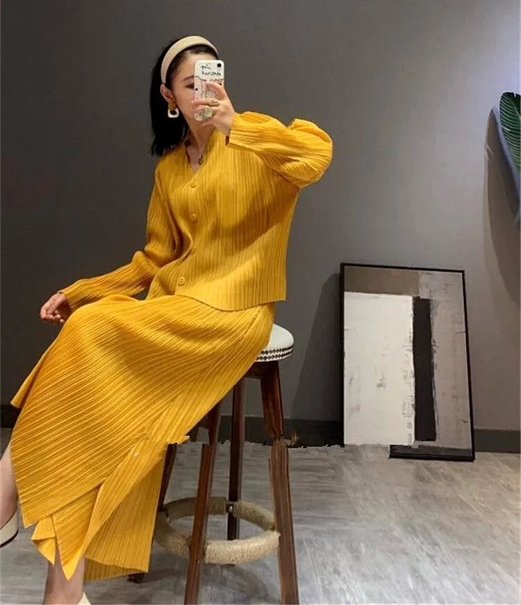 Jasmine Pleated Coord Set